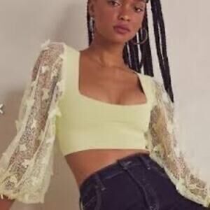 Free people Flutter Crop top